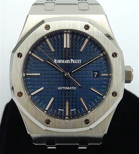 audemars piguet 15400 blu|audemars piguet jumbo extra thin.